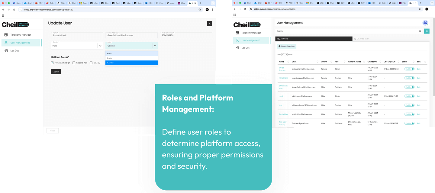 Roles and Platform Management